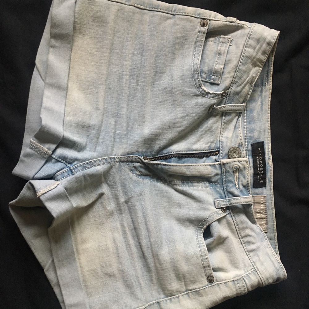 Aeropostale High-Waisted Midi Shorts